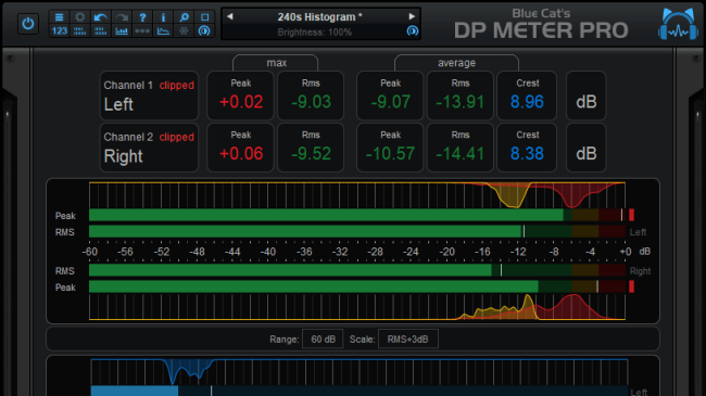 Blue Cat DP Meter Pro Peak Meter – Professional Audio Software & Plugin