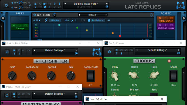 Blue Cat Late Replies Delay Effect – Professional Audio Software & Plugin