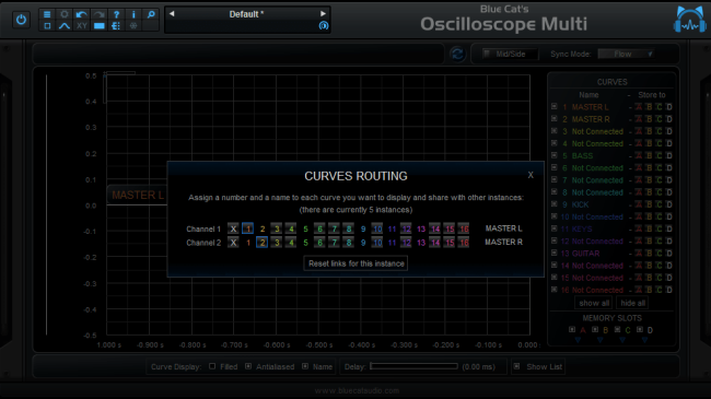 Blue Cat OsciloscopeMulti Oscilloscope – Professional Audio Software & Plugin
