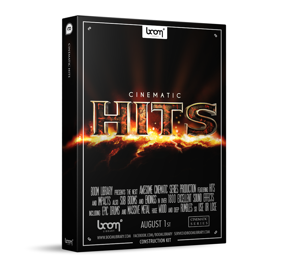 Boom Cinematic Hits CK Sound Effects Construction Kit – Professional Audio Software & Plugin