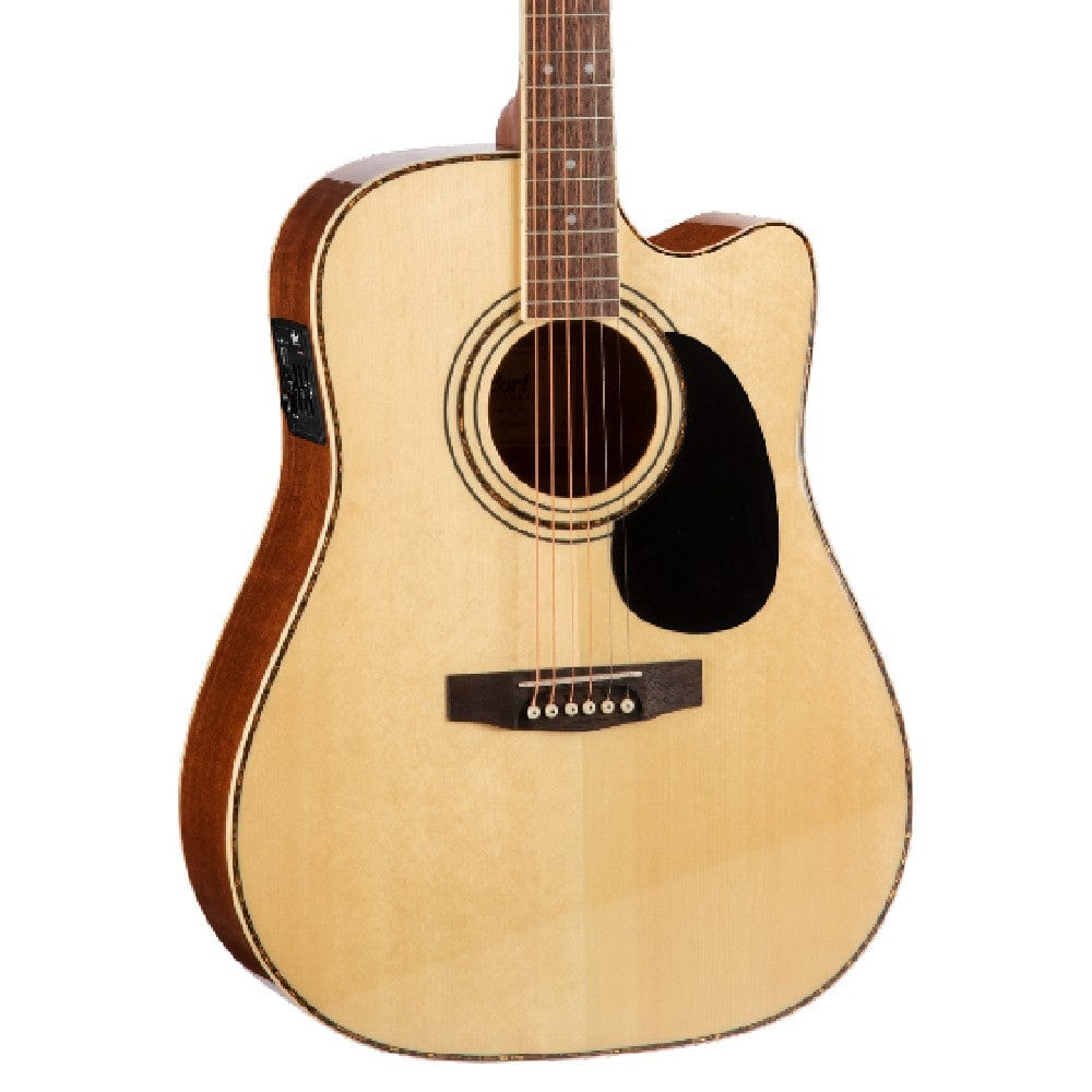 Cort AD880CE Cutaway Electro Acoustic Guitar with Gigbag, Strap, Polishing Cloth, Pick and Ebook