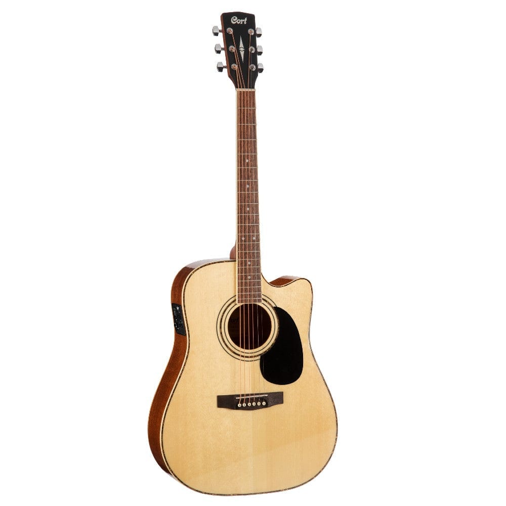 Cort AD880CE Cutaway Electro Acoustic Guitar with Gigbag, Strap, Polishing Cloth, Pick and Ebook