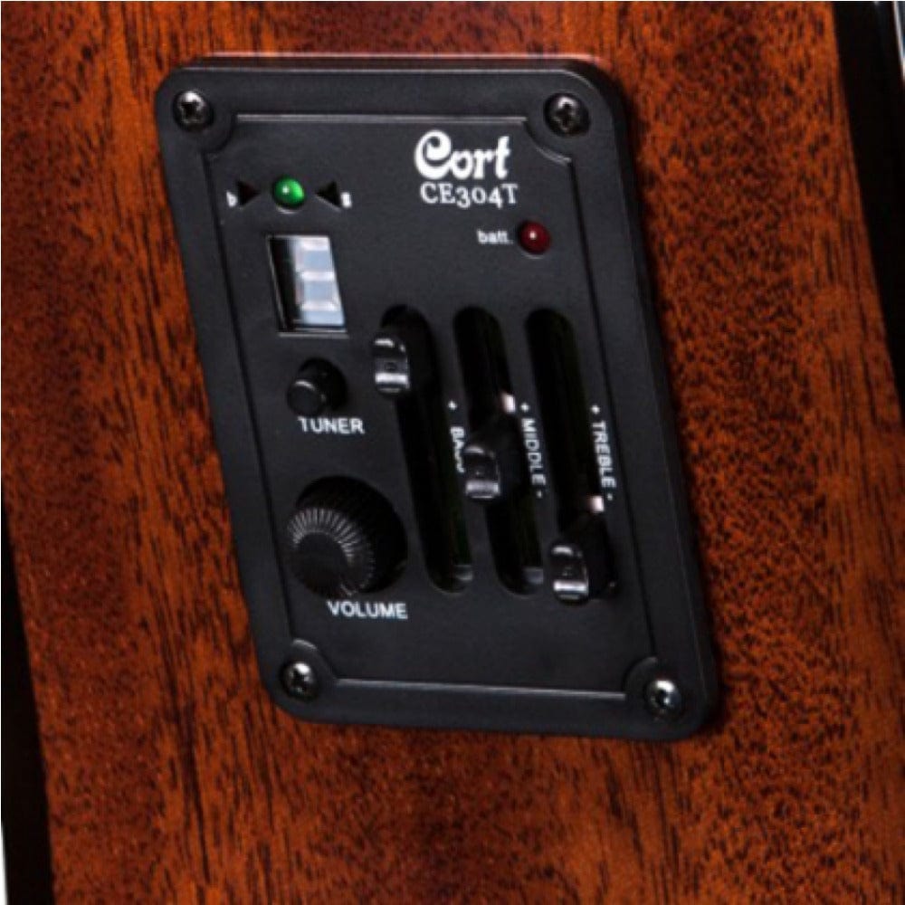 Cort AF500CE Standard Series Cutaway 6 String Electro Acoustic Guitar - Open Box