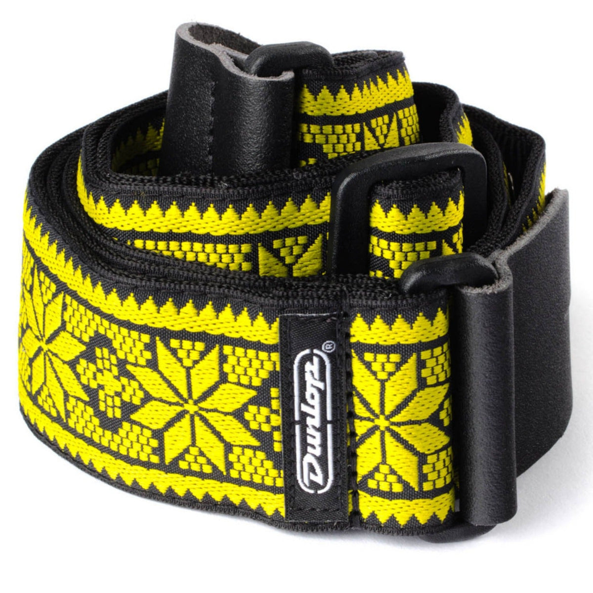 Dunlop D6702YE Jacquard Woven Fillmore Yellow Guitar Strap