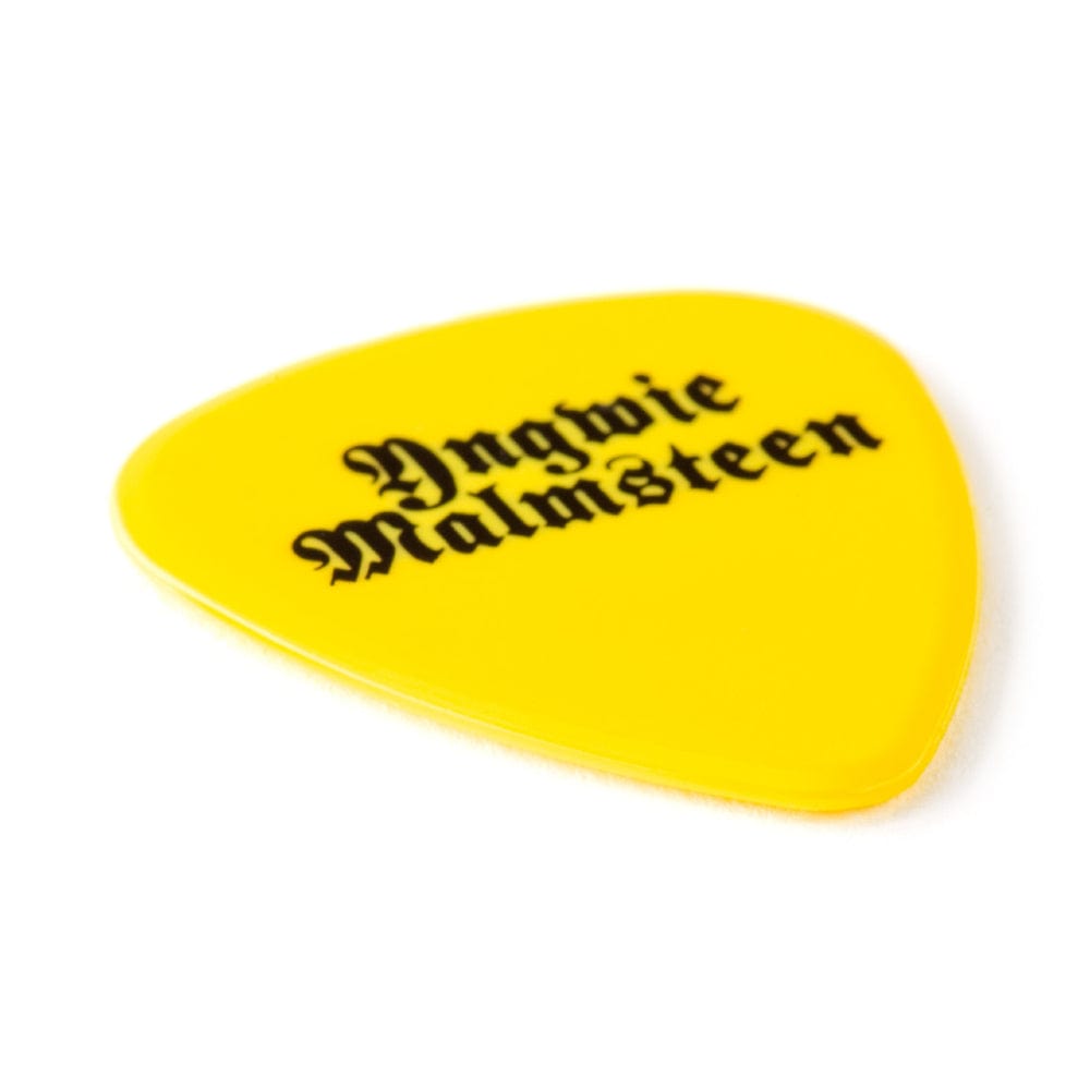 Dunlop Yngwie Malmsteen Custom Delrin Guitar Picks - Pack of 6 - 1.14mm Yellow