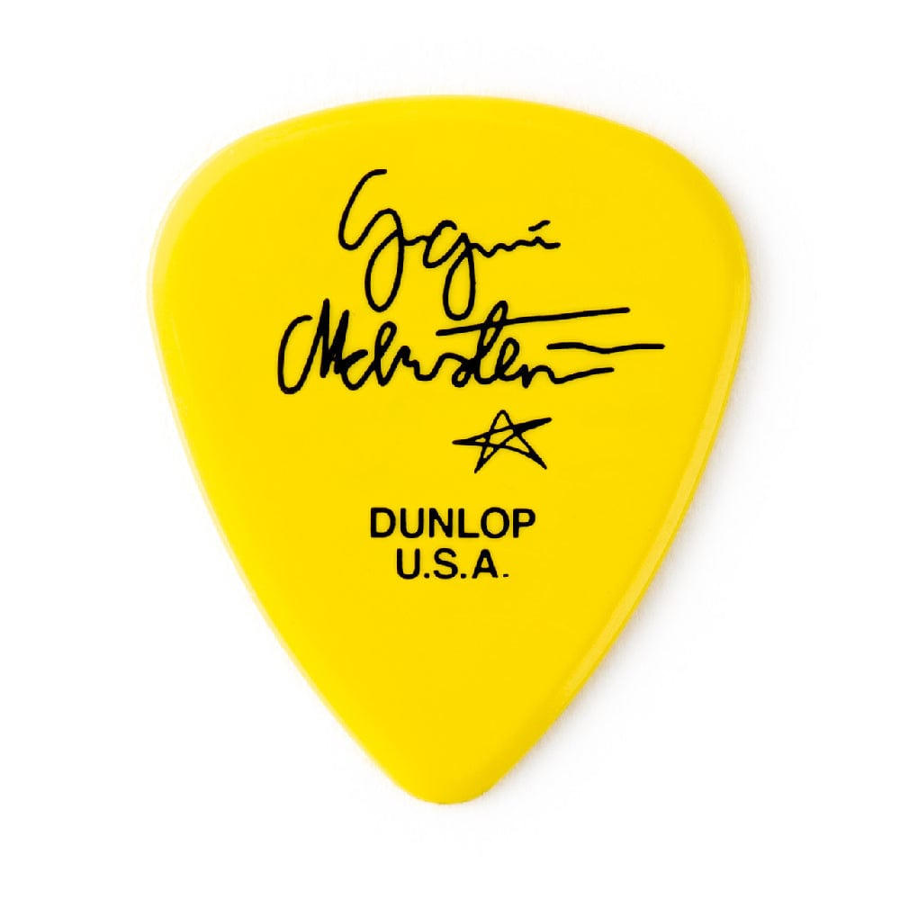 Dunlop Yngwie Malmsteen Custom Delrin Guitar Picks - Pack of 6 - 1.14mm Yellow