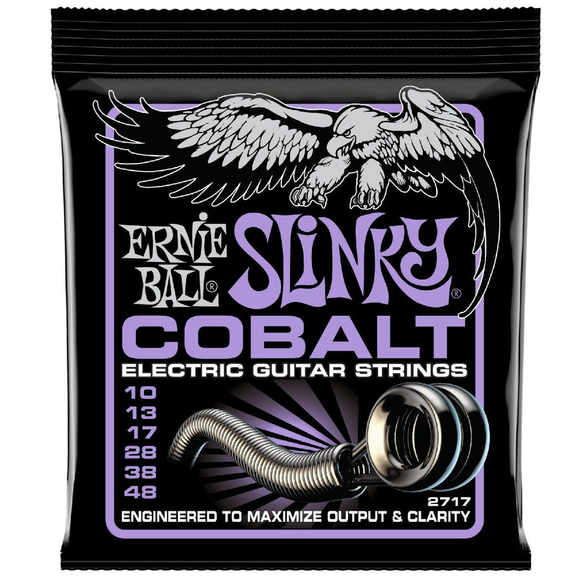 Ernie Ball 2717 Ultra Slinky Cobalt Electric Guitar Strings - 10-48