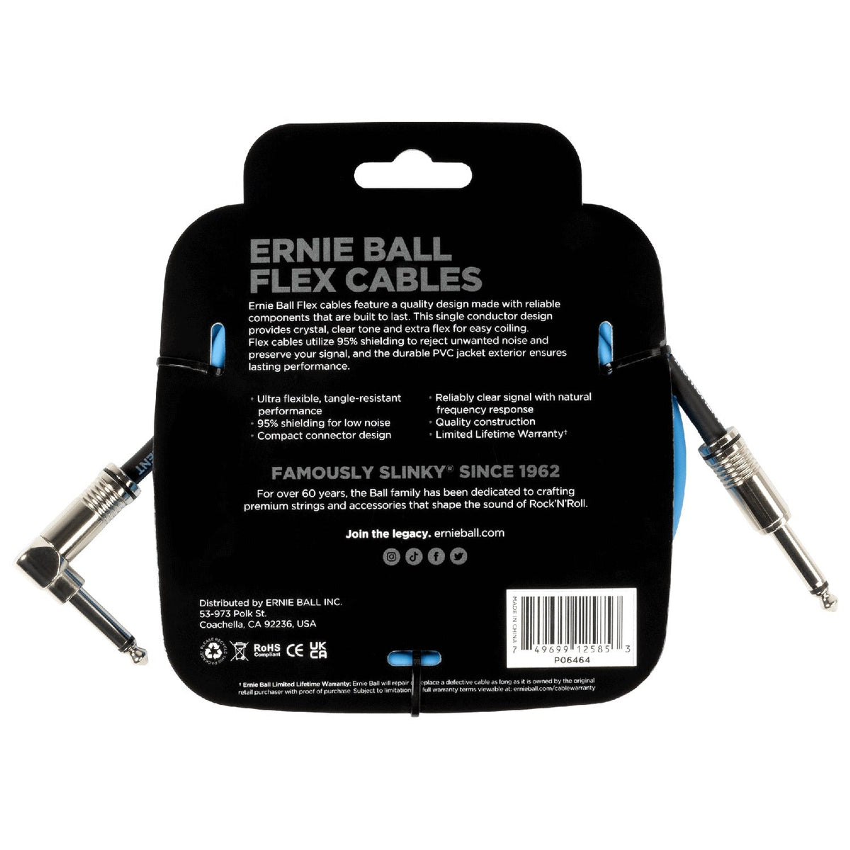 Ernie Ball Flex 10ft Instrument Cable