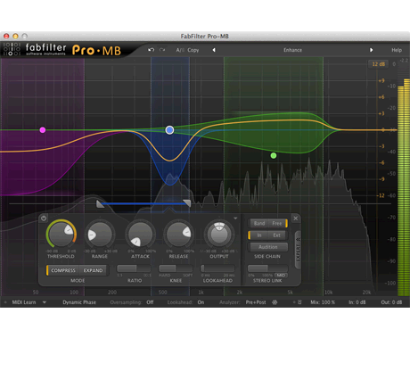 FabFilter Pro-MB Multi-Band Dynamics Processor – Professional Audio Software & Plugin