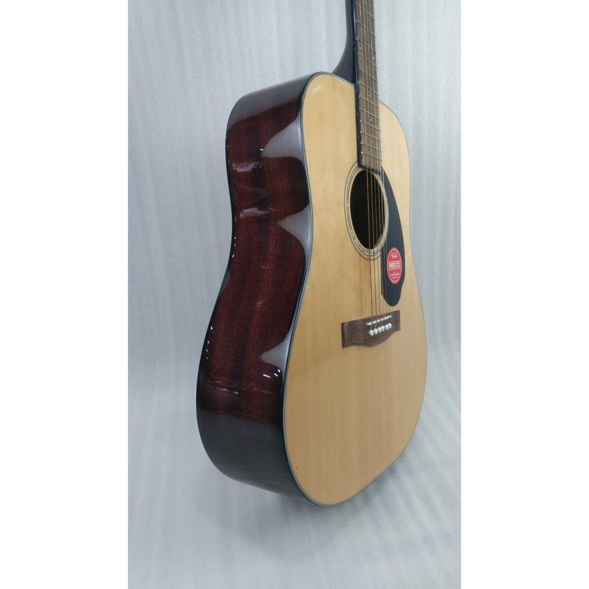 Fender CD 60 Dread V3 DS 6 String Acoustic Guitar with Dust Cover, Strap, Picks, Cloth & E-book - Open Box