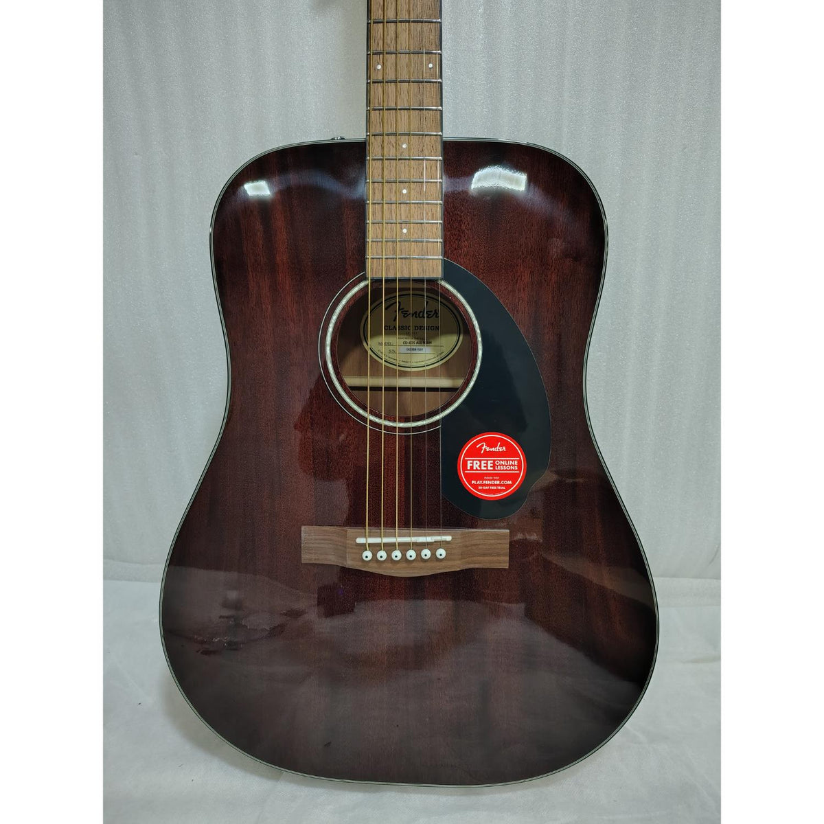 Fender CD 60S Dreadnought Acoustic Guitar All Mahogany - Open Box