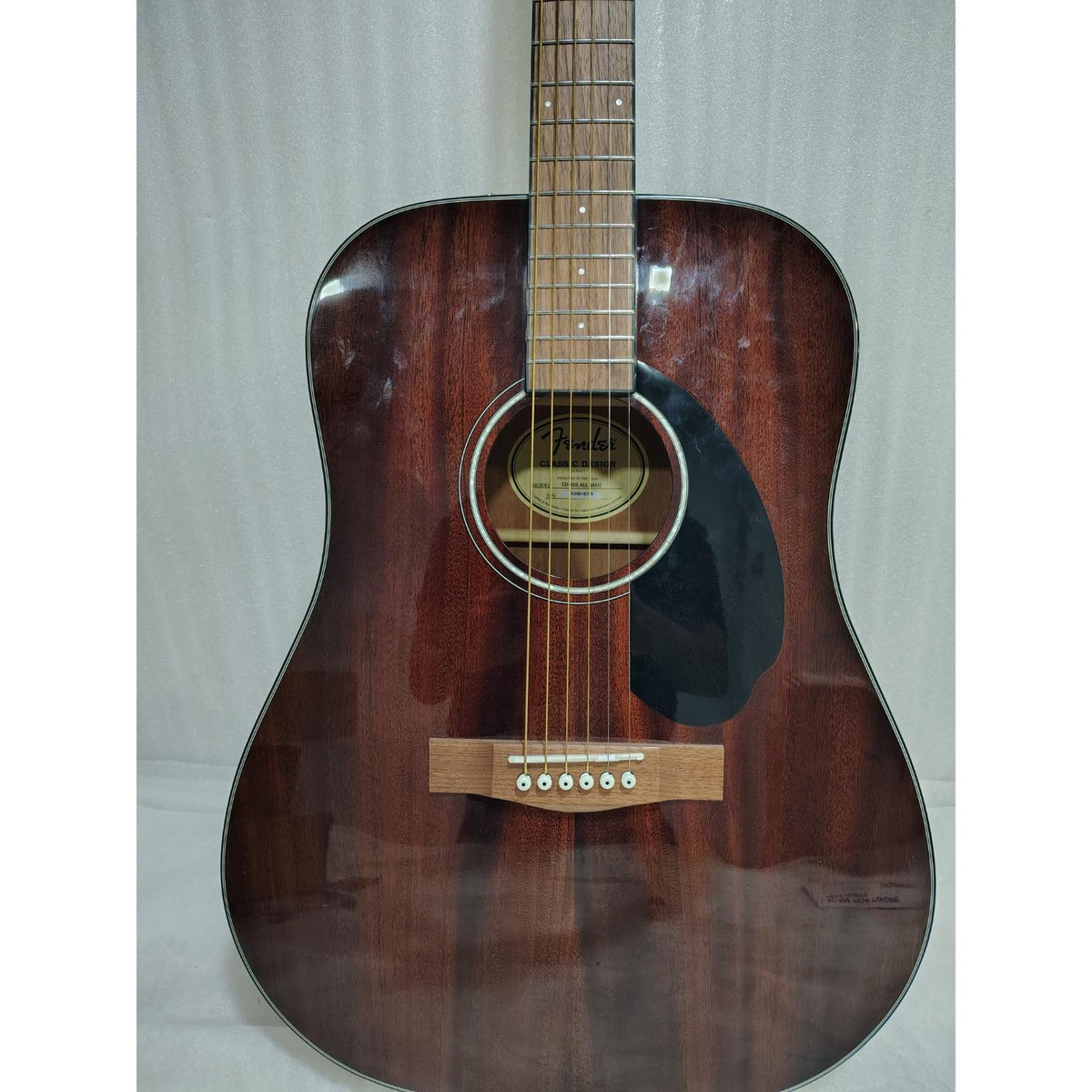 Fender CD 60S Dreadnought Acoustic Guitar All Mahogany - Open Box
