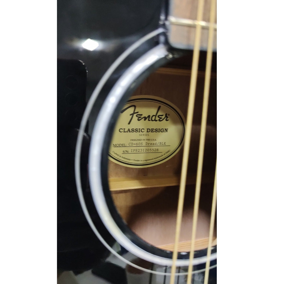 Fender CD-60S Dreadnought Acoustic Guitar - Open Box