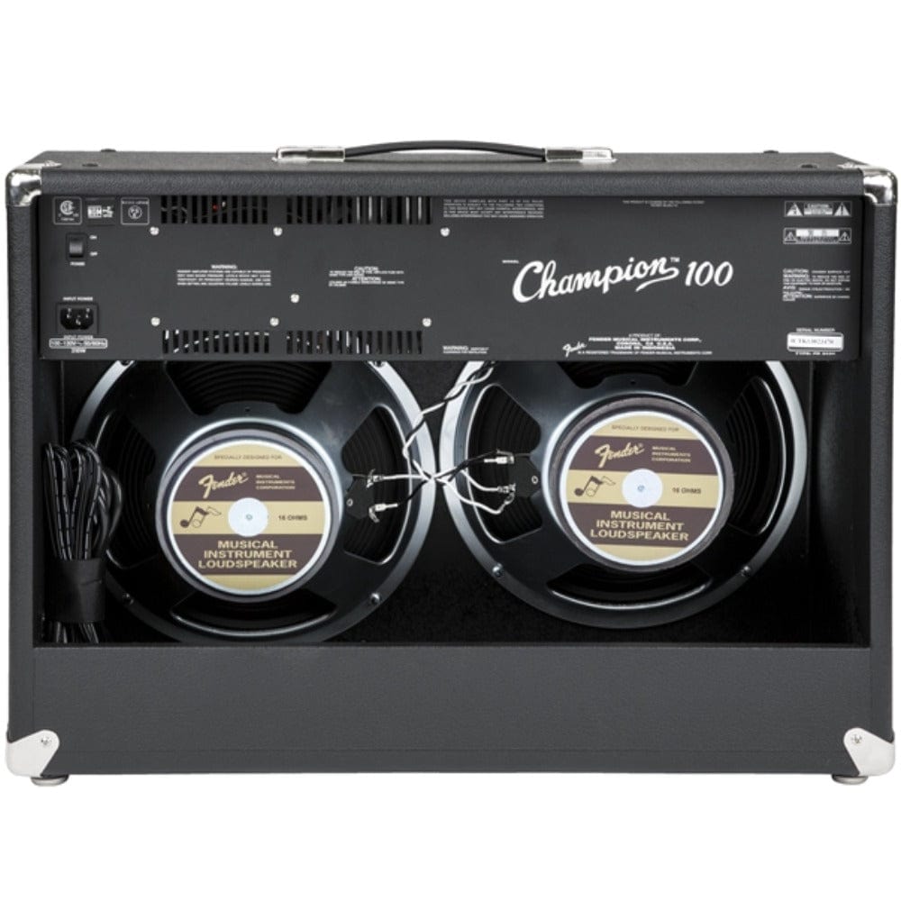 Fender Champion 100 Watts Guitar Combo Amplifier with Cable, Polishing Cloth & E-Book