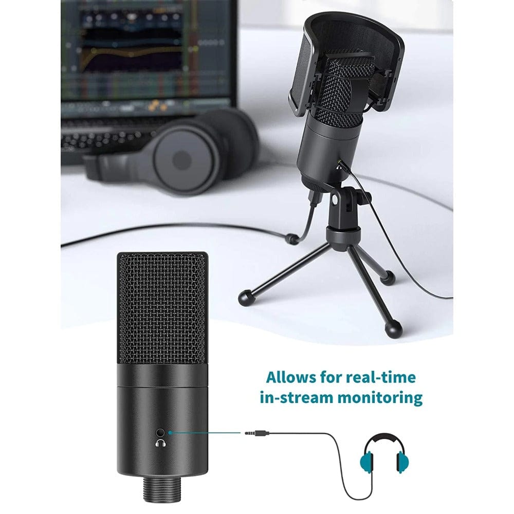 Fifine K683A USB-C Plug Desktop Condenser Microphone