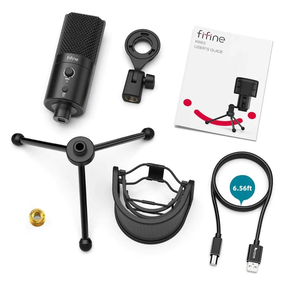 Fifine K683A USB-C Plug Desktop Condenser Microphone