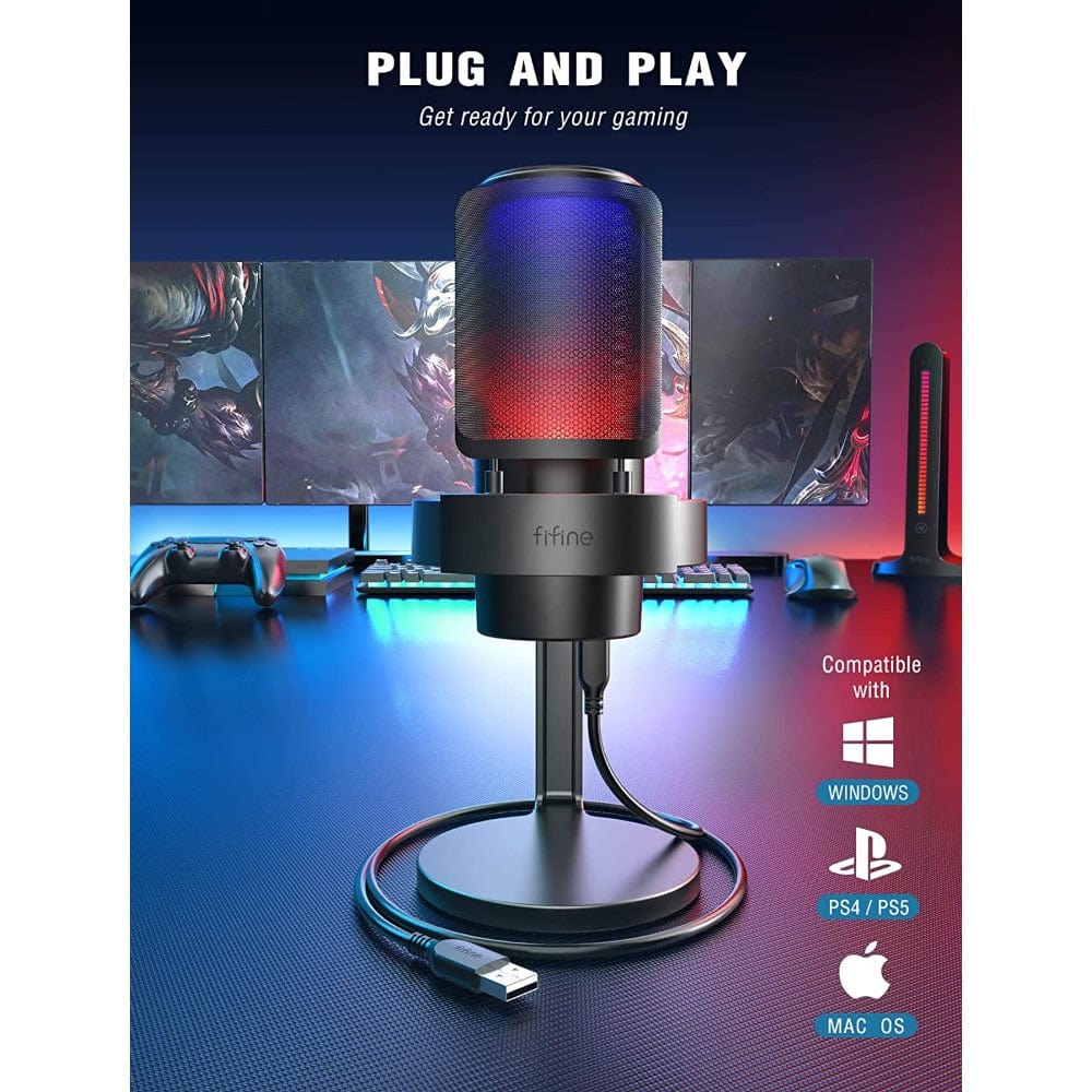 Fifine A8 Ampligame USB Gaming Microphone