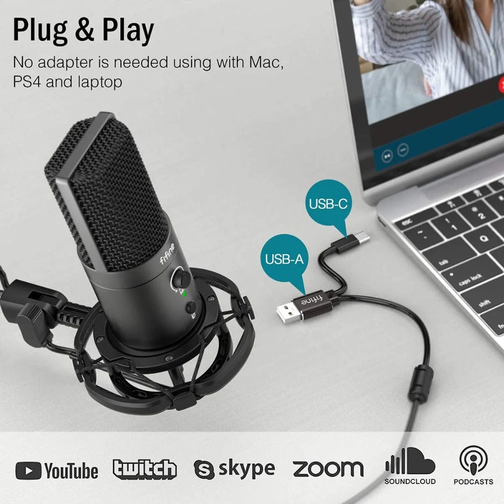 Fifine T683 USB Condenser Microphone Kit