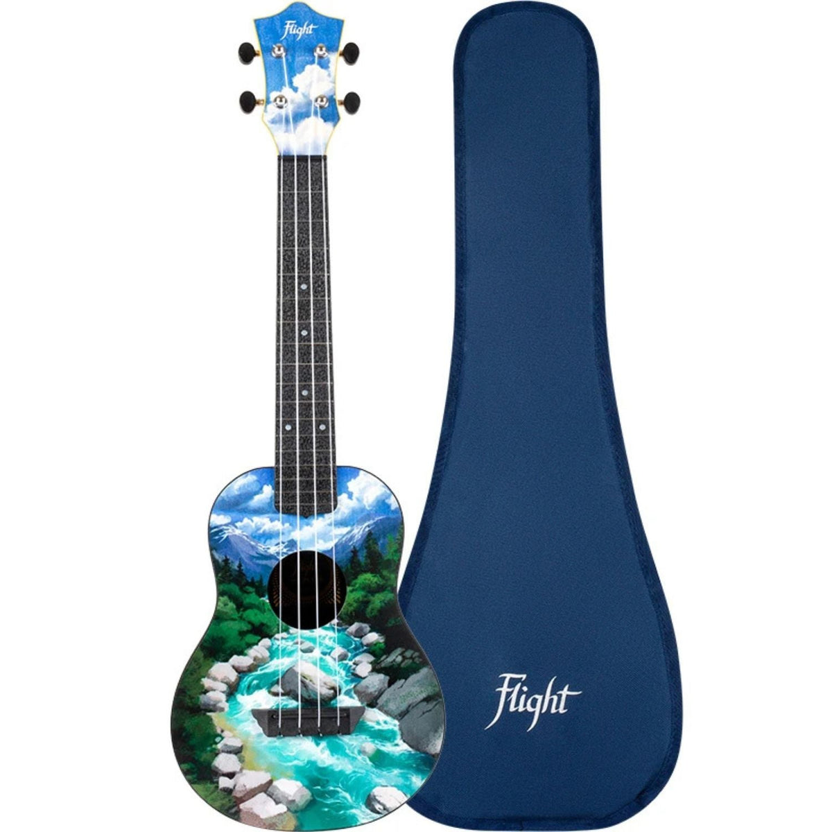 Flight TUC30 SLO Travel Concert Ukulele with Bag