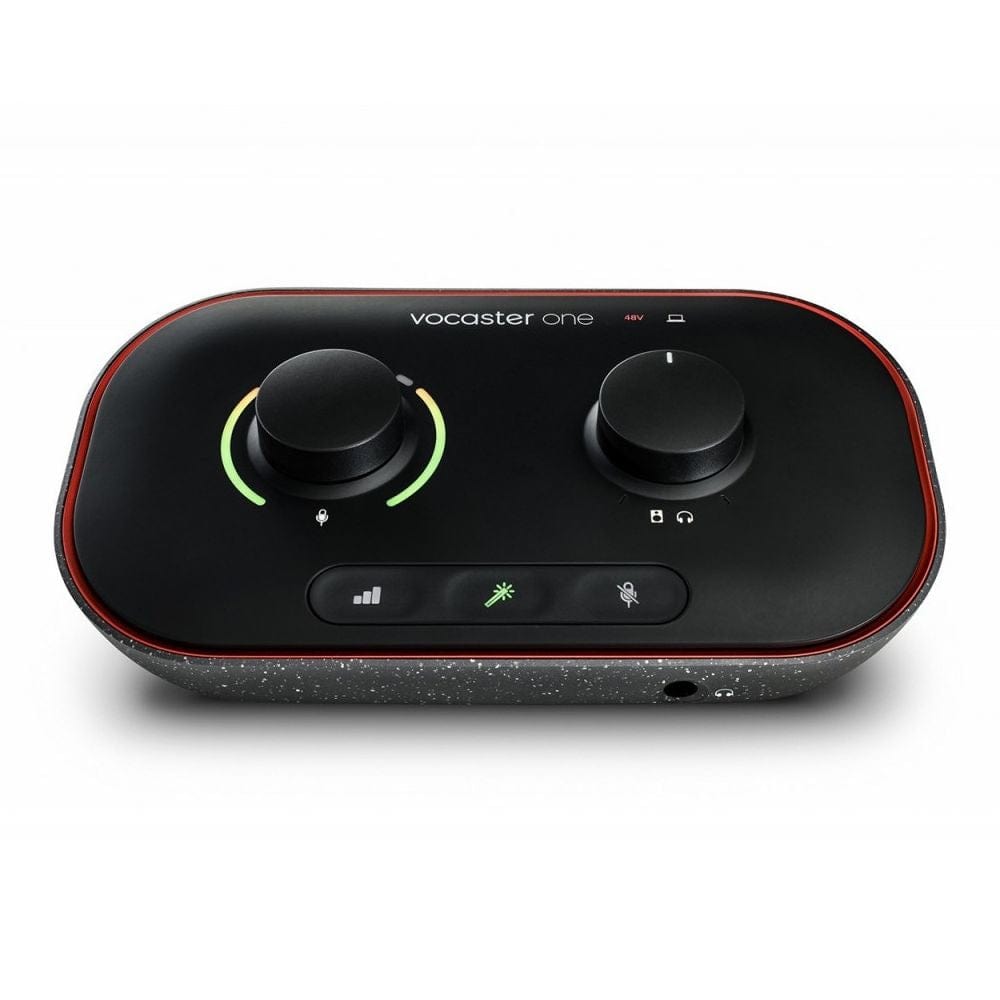Focusrite Vocaster One Studio USB-C Podcasting Audio Interface Bundle