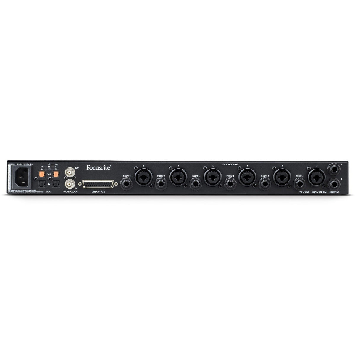 Focusrite Clarett Plus Octopre 8-in 8-out Adat Preamp