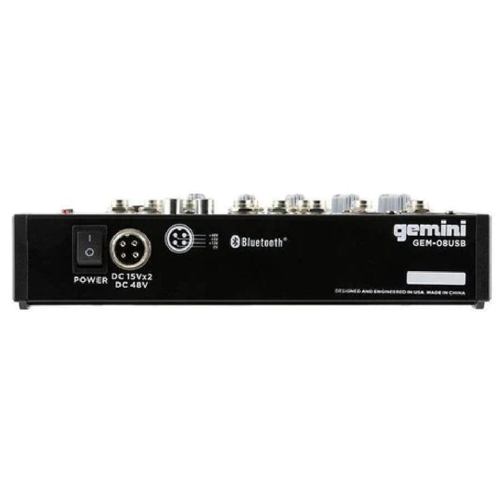 Gemini GEM-12USB Compact 12 Channel Bluetooth Mixer