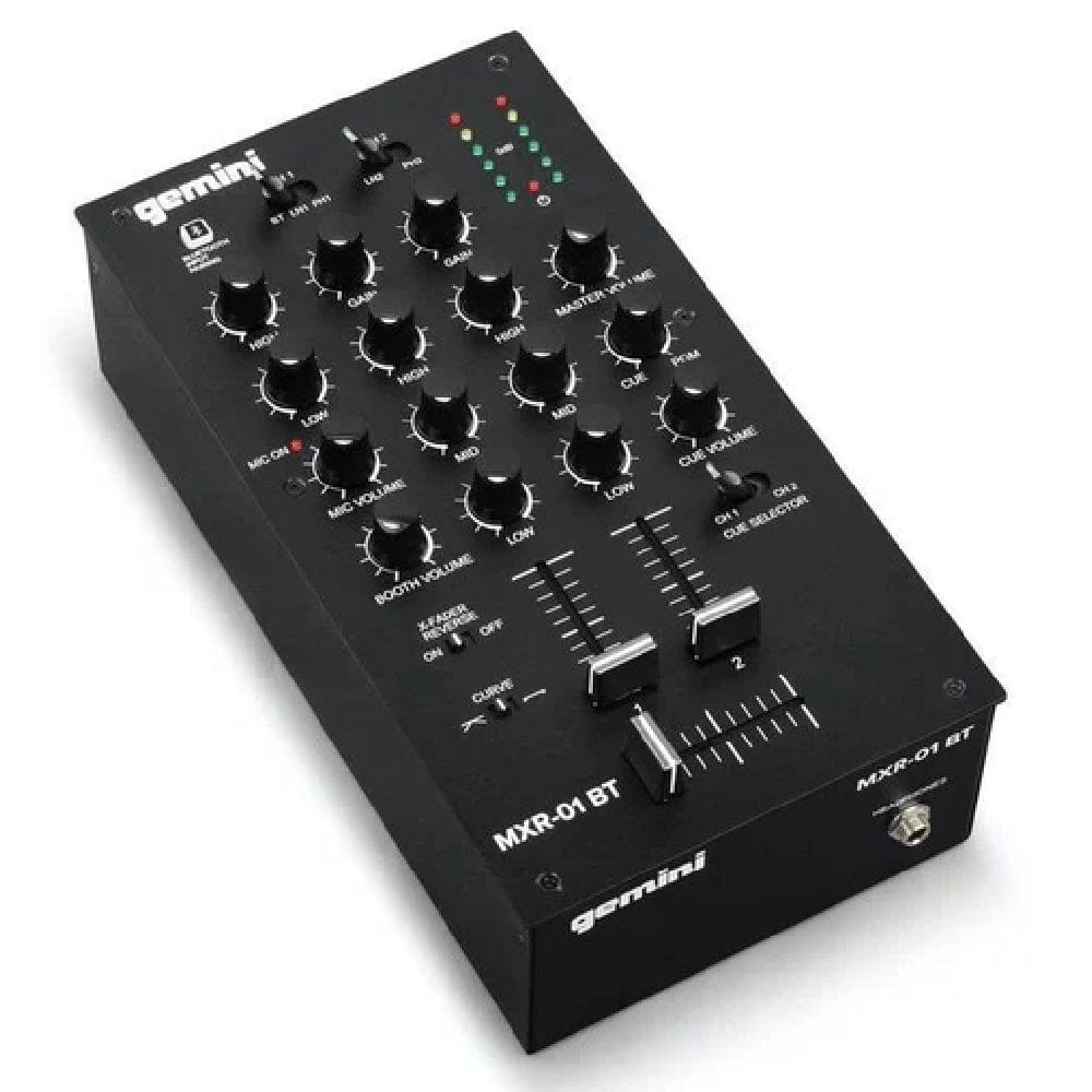 Gemini MXR 01 BT 2-Channel Professional DJ Mixer With Bluetooth Input