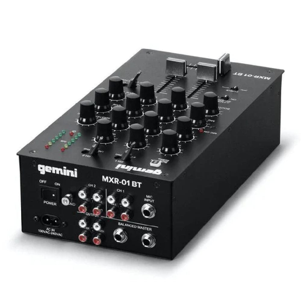 Gemini MXR 01 BT 2-Channel Professional DJ Mixer With Bluetooth Input