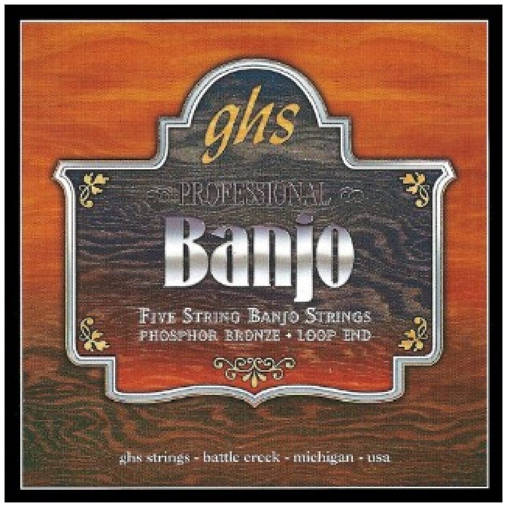GHS PF160 5 String Phosphor Bronze Medium Banjo Strings