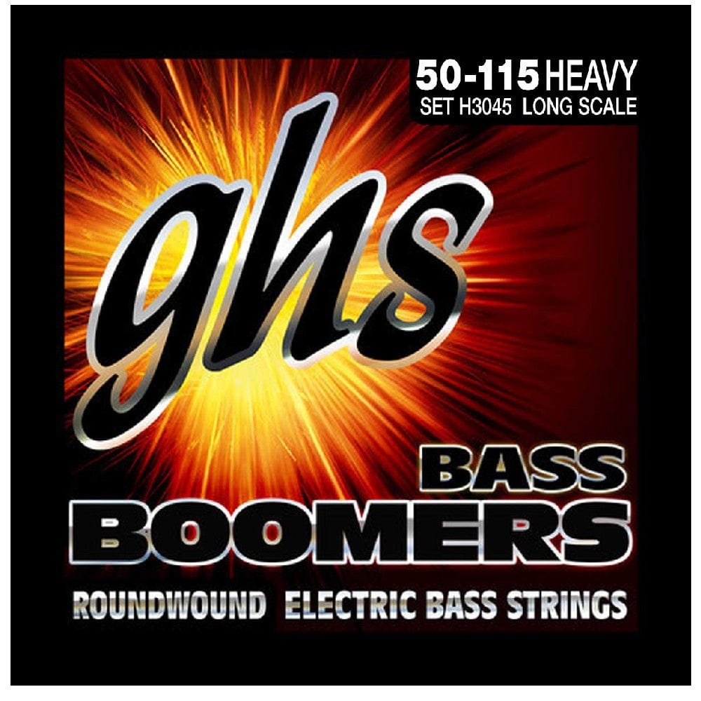 GHS H3045 Boomers Roundwound Electric Bass Guitar Strings