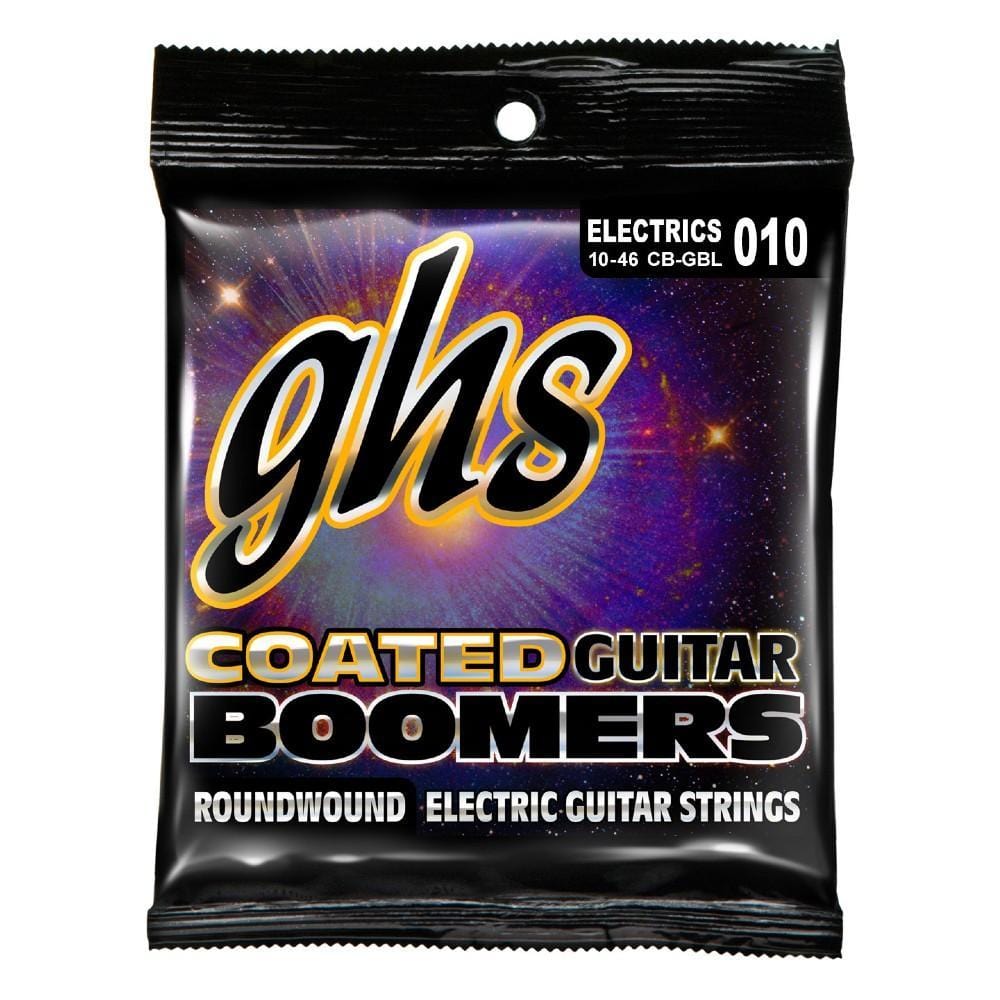 GHS CB-GBL Coated Boomers Electric Guitar Strings, Light