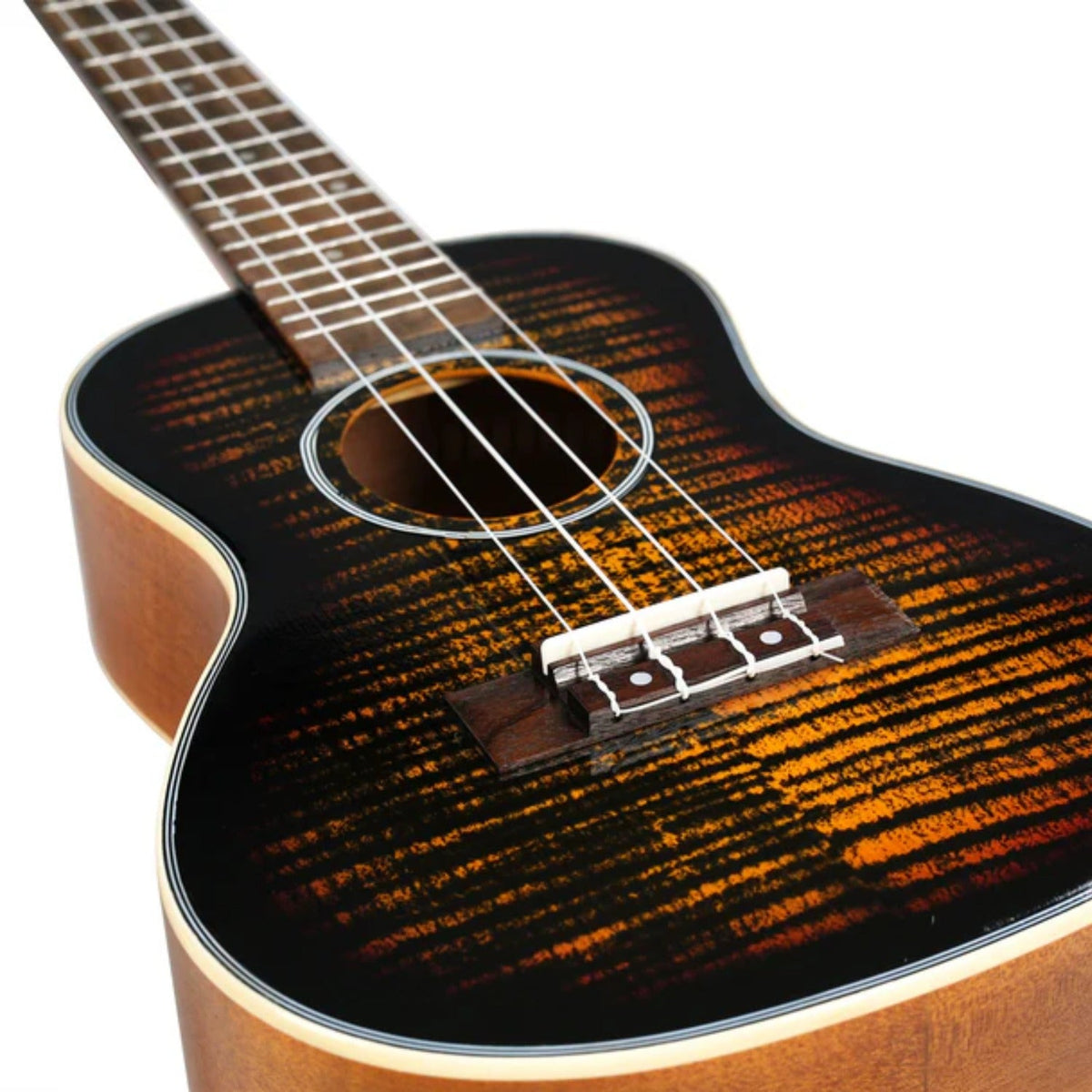 Havana QUK24 Tree Flame Concert Ukulele