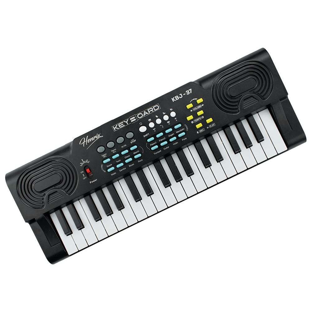 Henrix KBJ-37 37 Key Junior Keyboard with Microphone - Open Box
