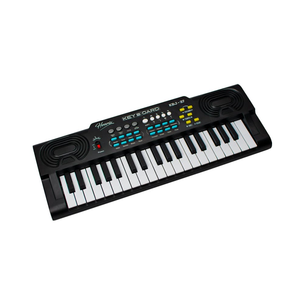 Henrix KBJ-37 37 Key Junior Keyboard with Microphone - Open Box