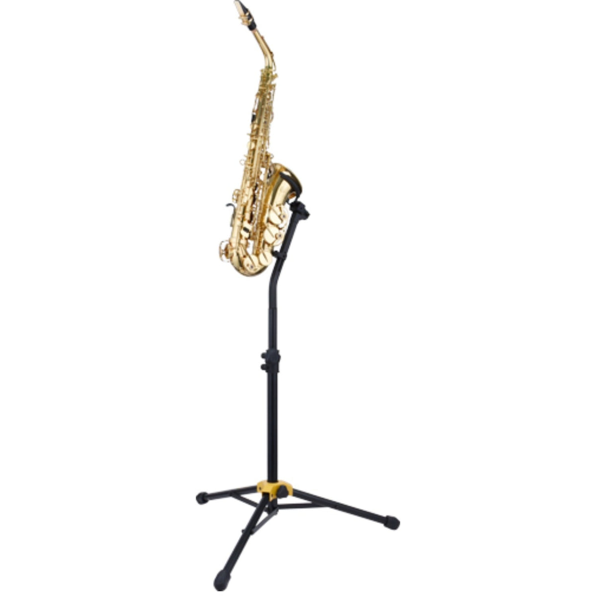 Hercules DS730B Auto Grip System Alto Tenor Saxophone Stand with Bag
