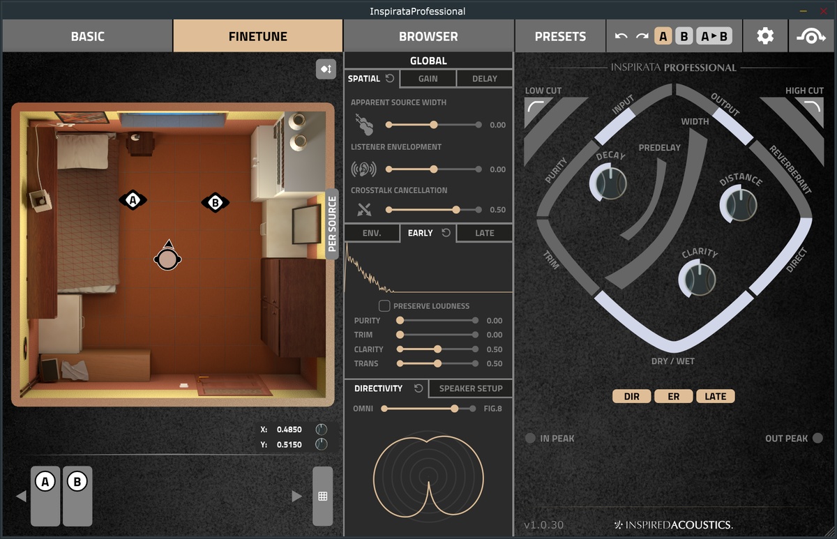 Inspired Acoustics Room Pack Ext 1yr Sub: Inspired Acoustics Room Pack Extension Subscription – Professional Audio Software & Plugin