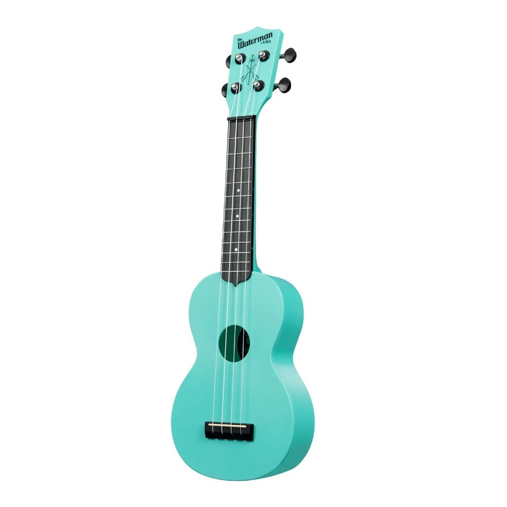 Kala KA-WMG-BL-S Glow-in-the-Dark Waterman Soprano Ukulele with Bag - Open Box
