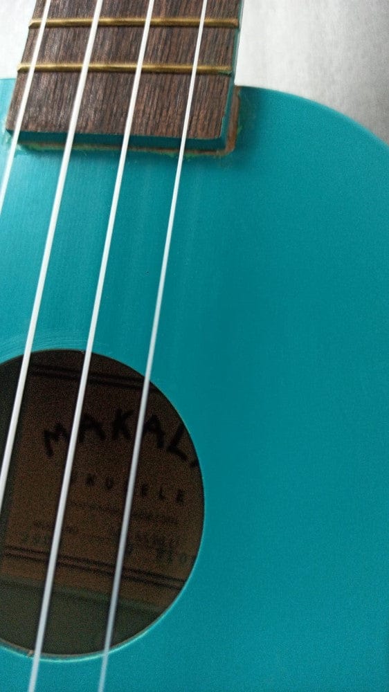 Kala MK-SS Makala Soprano Ukulele-Vintage Satin Finish- Blue - Open Box B Stock