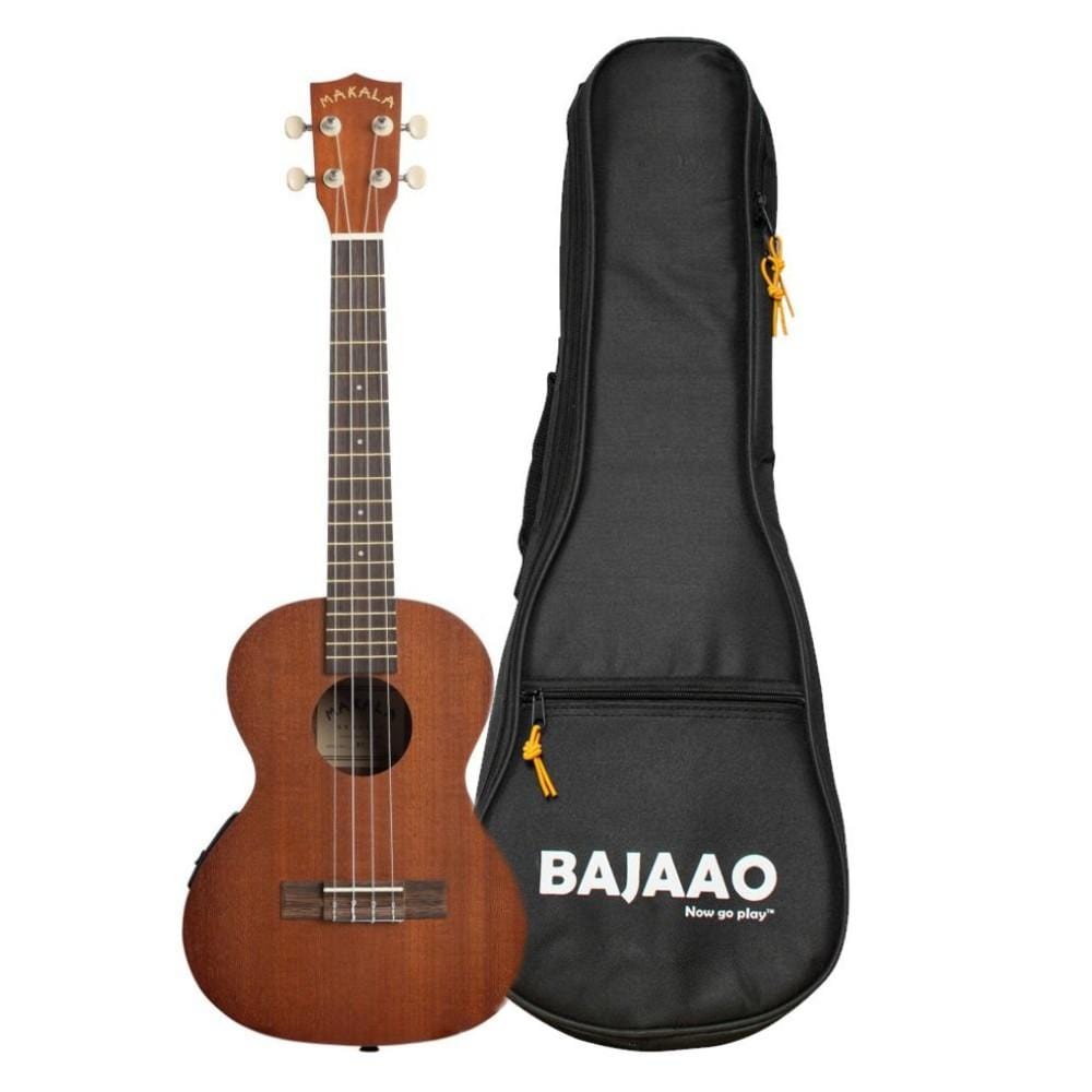 Kala Makala MK-TE Tenor Electro-Acoustic Ukulele With Bajaao Gig Bag