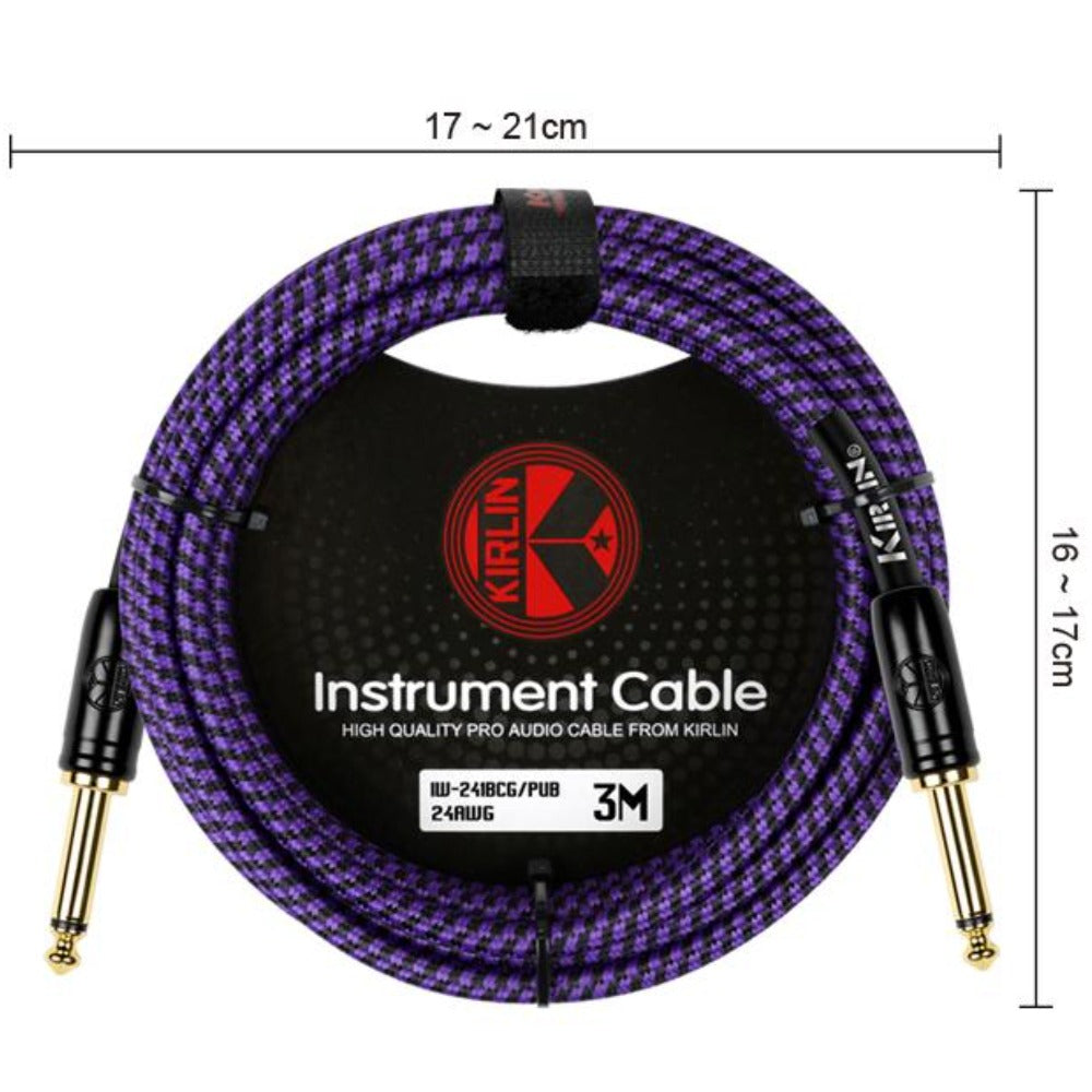 Kirlin IW-241BCG 3M Original Woven Instrument Cable