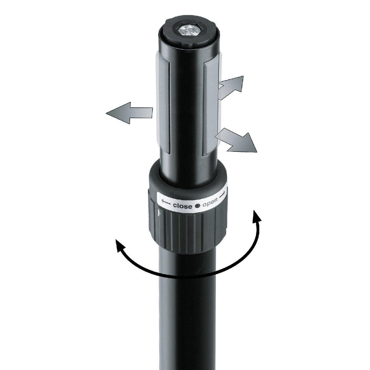 Konig & Meyer 21447-000-55 Distance Rod with Ring Lock