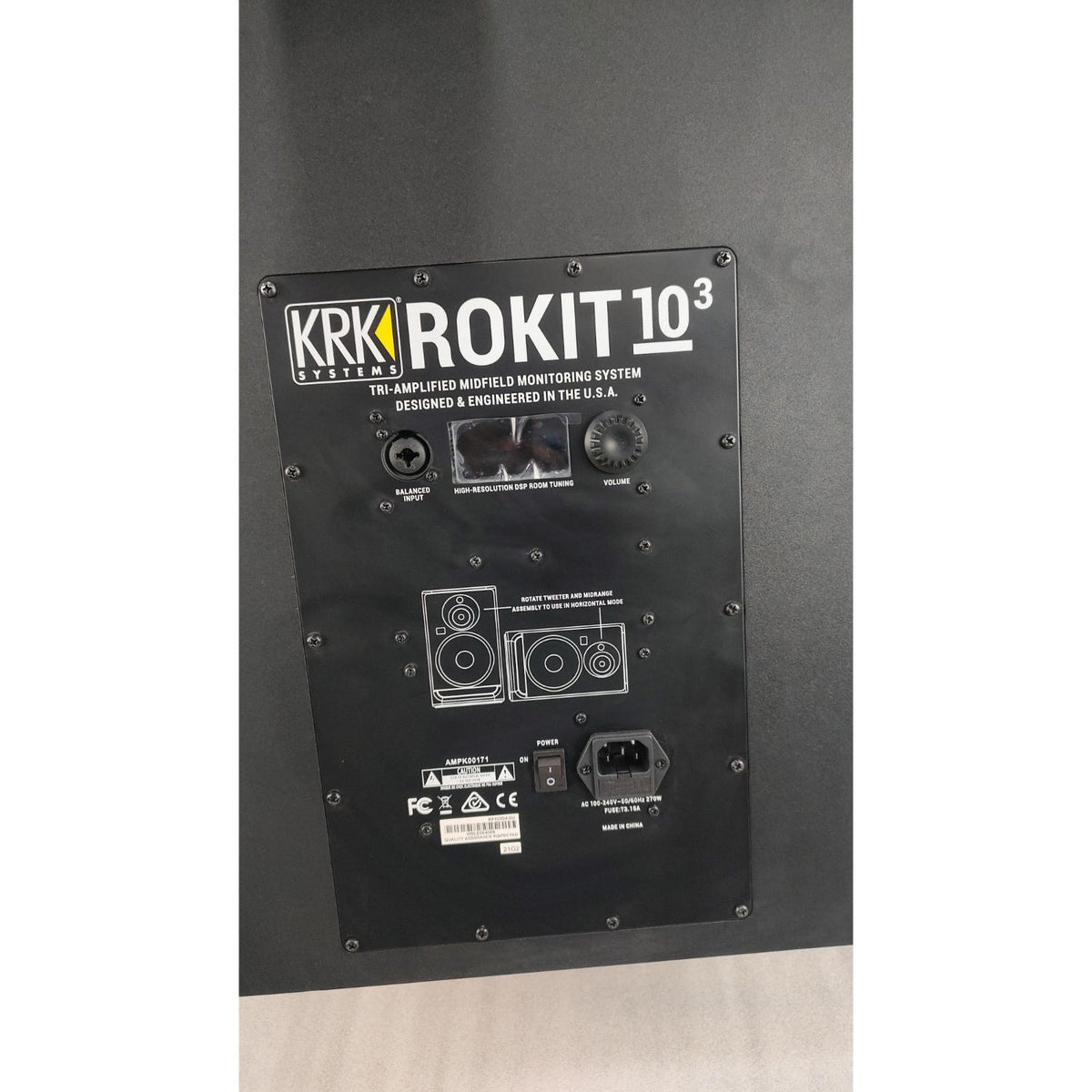 KRK ROKIT 10-3 G4 10inch Tri-Amp Mid-Field Powered Studio Monitor Speaker - Single - Open Box