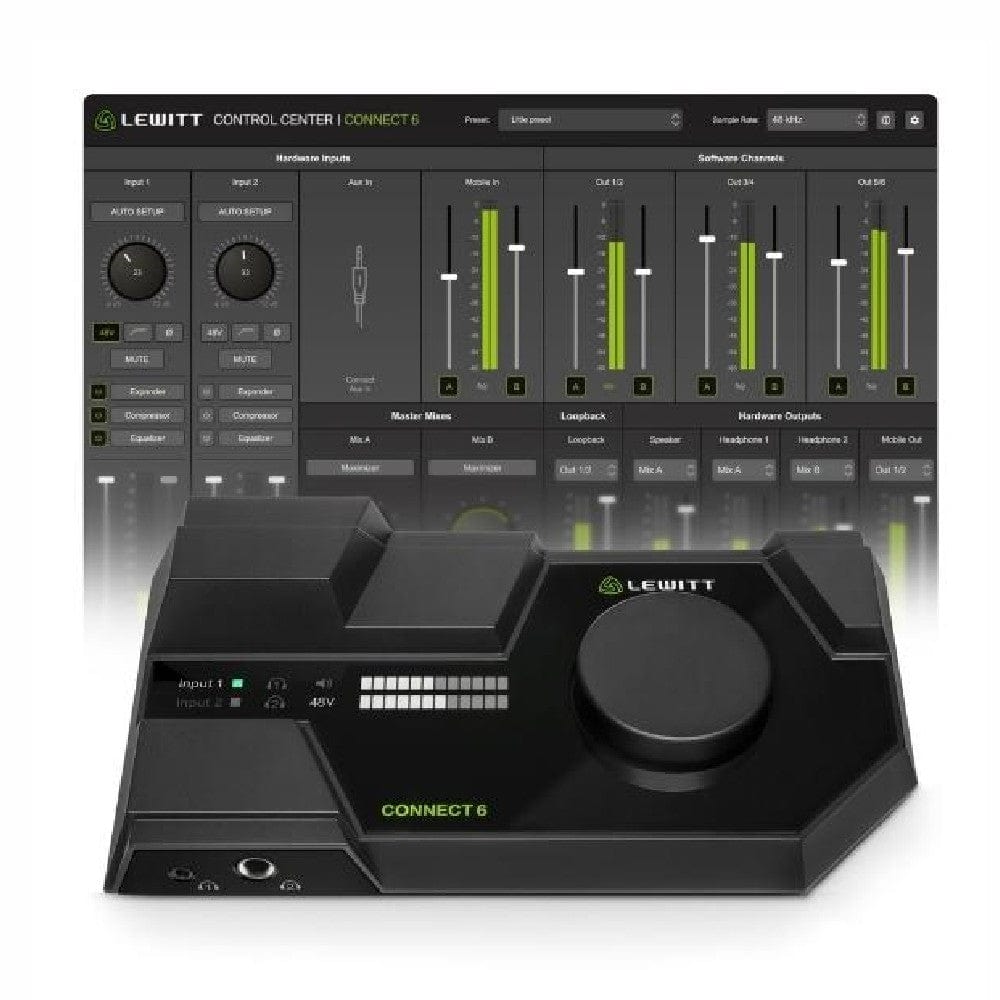 Lewitt Connect 6 6x6 Dual USB-C Audio Interface