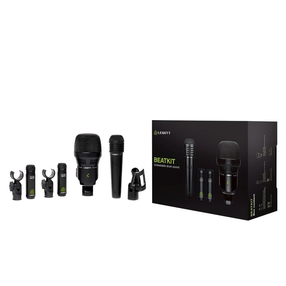 Lewitt Beatkit 4-Piece Drum Microphone Set