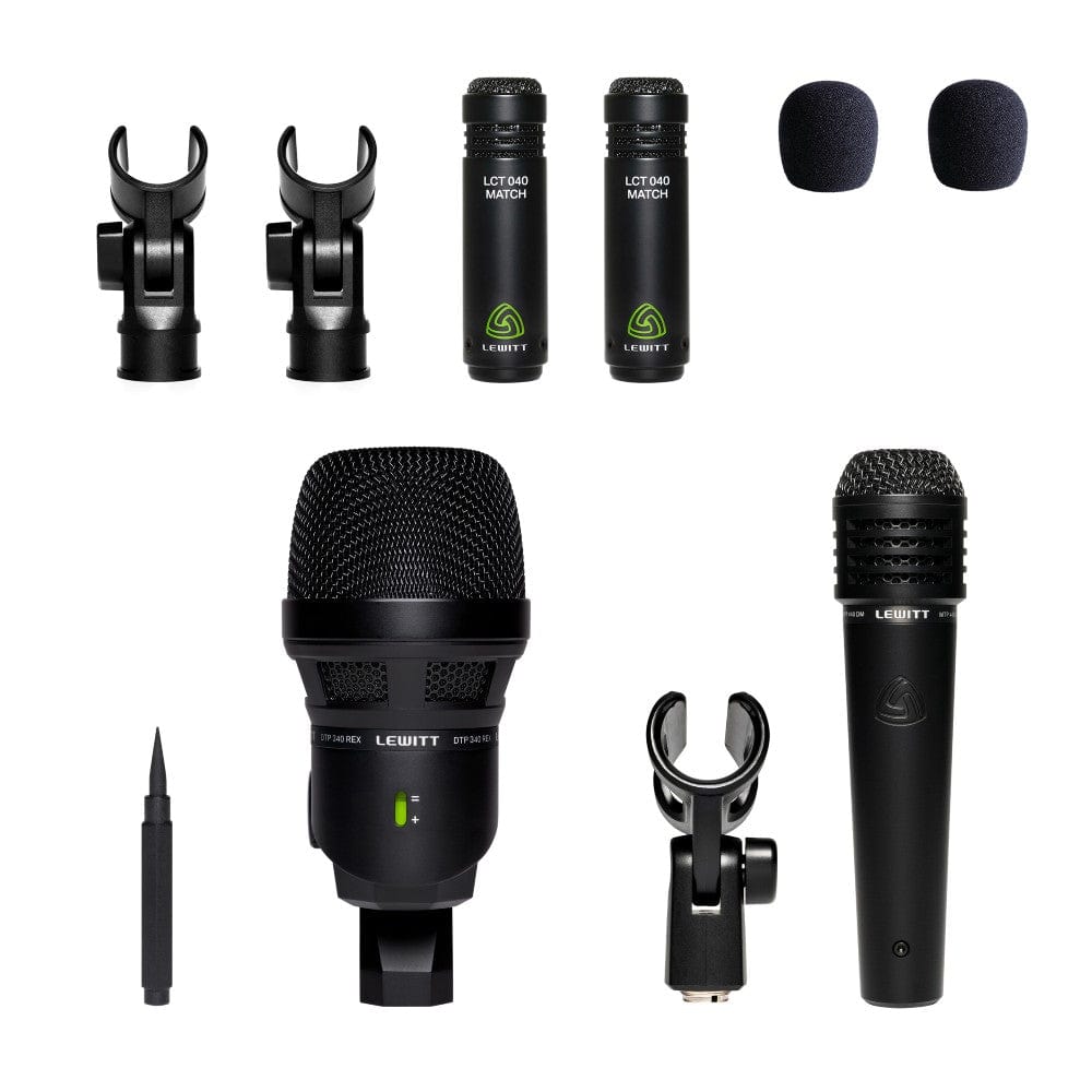 Lewitt Beatkit 4-Piece Drum Microphone Set