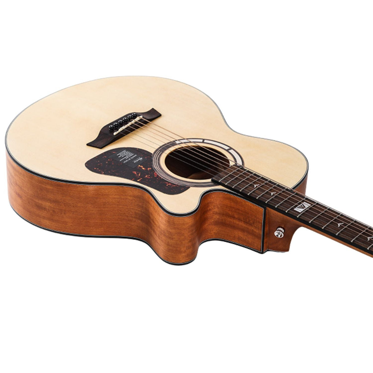 Mantic GT-1AC Auditorium Cutaway 6 String Acoustic Guitar