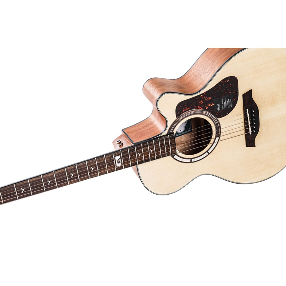 Mantic GT-1AC Auditorium Cutaway 6 String Acoustic Guitar