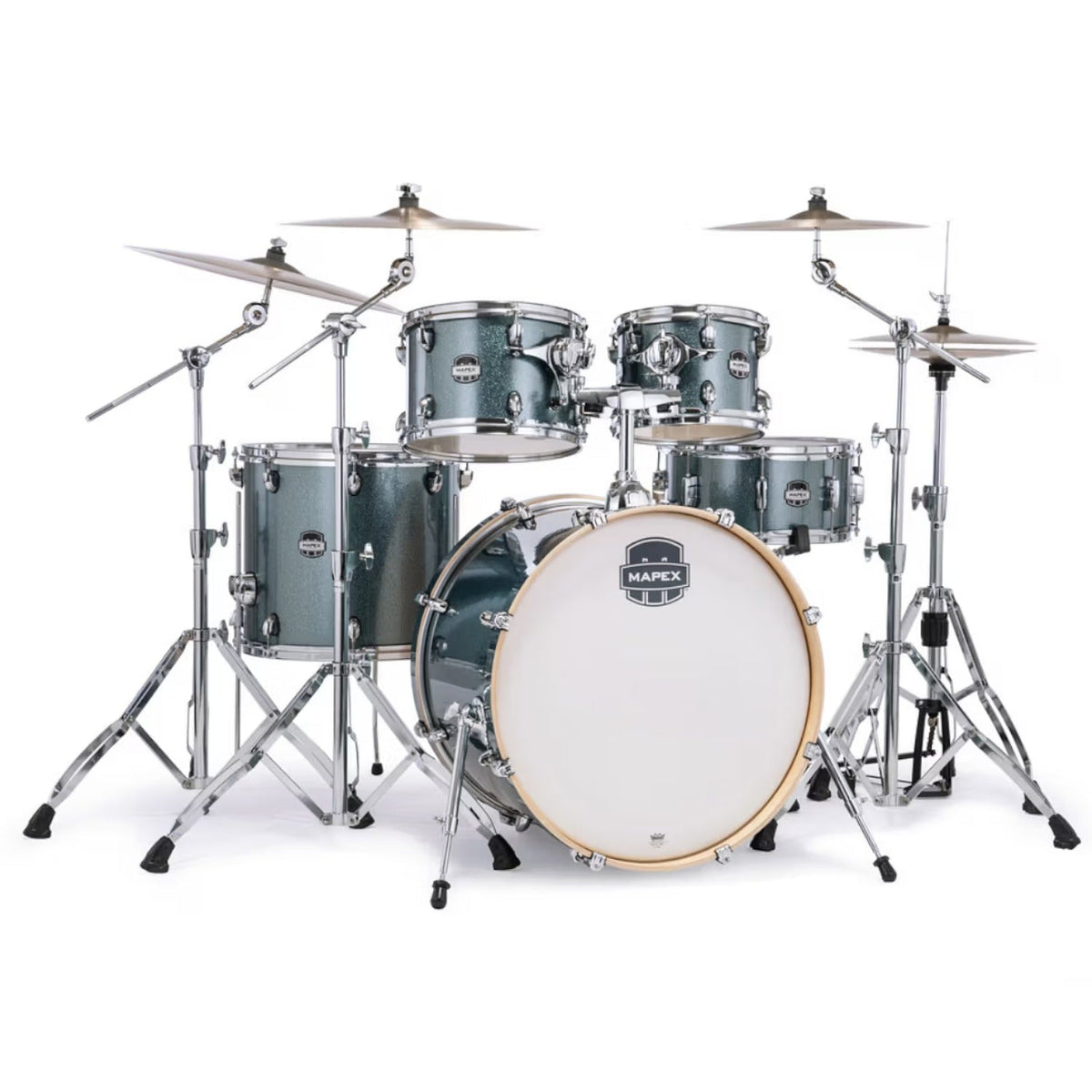 Mapex MA528SFMI Mars Birch 5 Piece Hybrid Shell Pack Drum Set