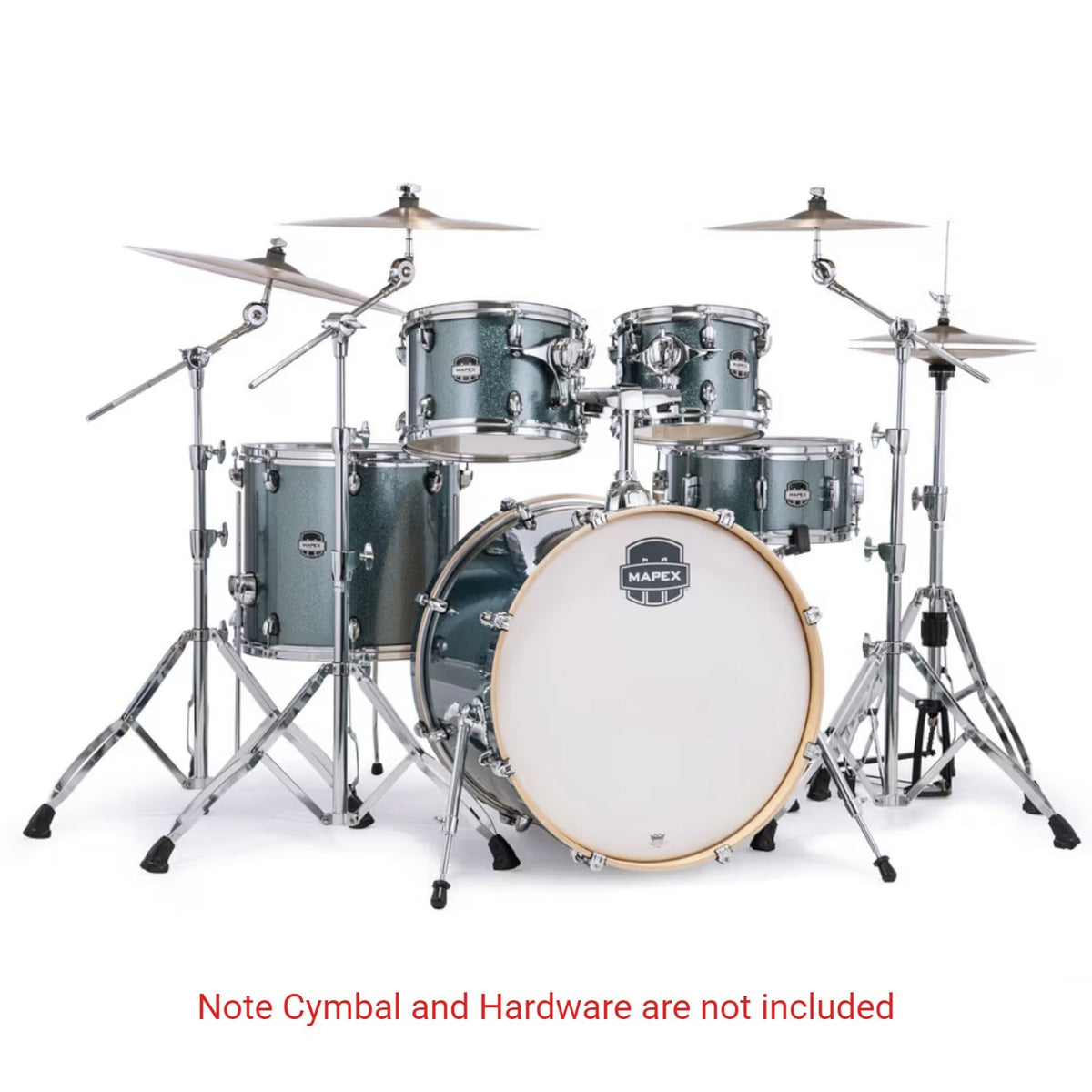 Mapex MA528SFMI Mars Birch 5 Piece Hybrid Shell Pack Drum Set