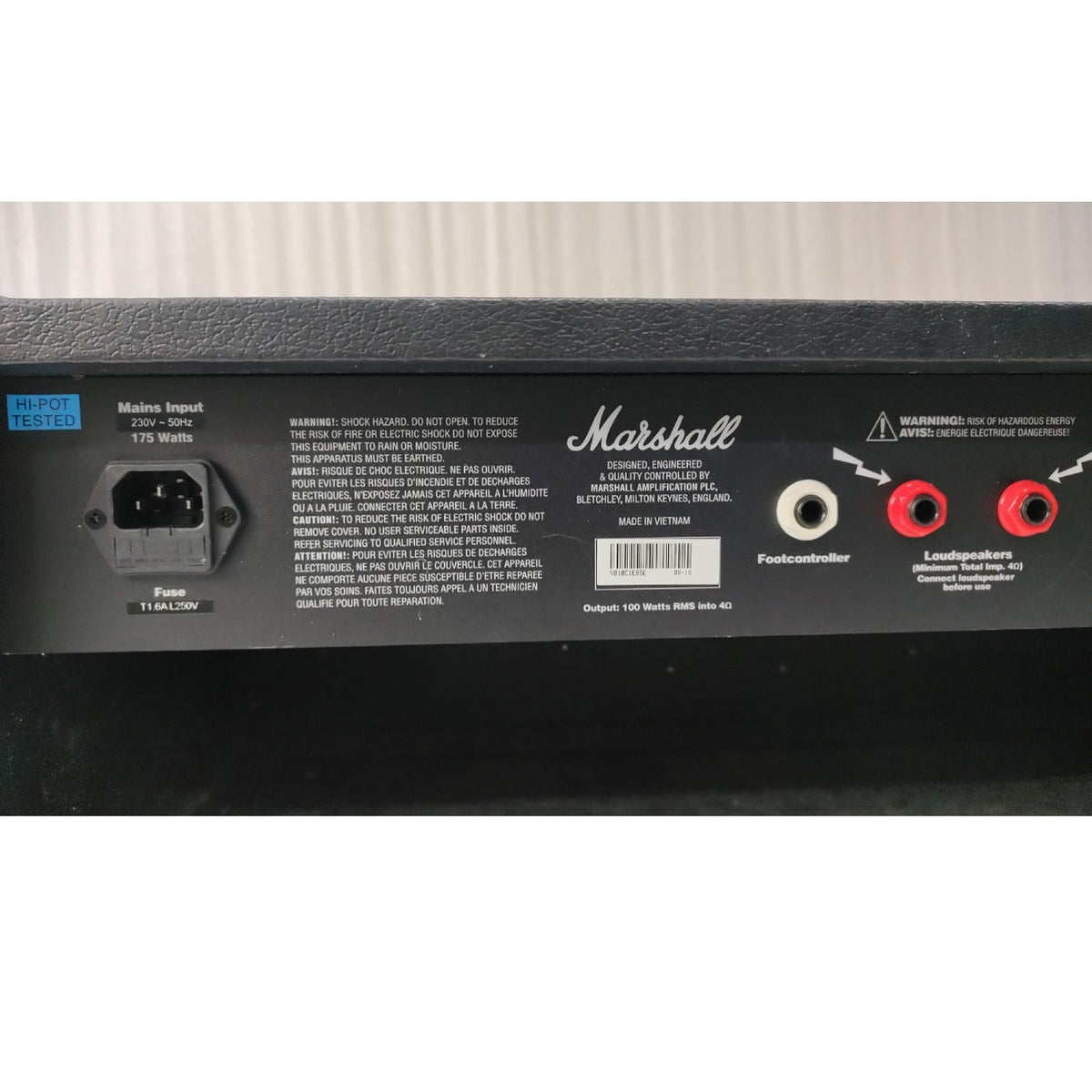 Marshall MG4 Series MG100HFX 100W Guitar Amplifier Head - Open Box